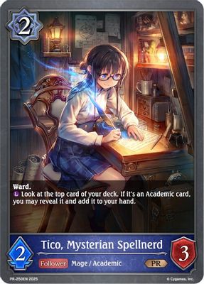 Tico, Mysterian Spellnerd