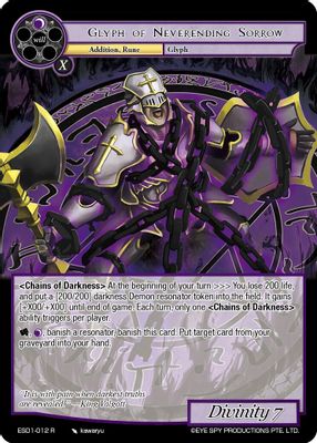 Glyph of Neverending Sorrow