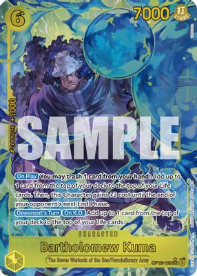 Bartholomew Kuma (Alternate Art)