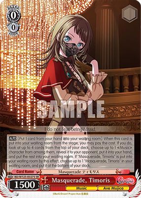 Masquerade, Timoris (SR)