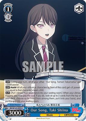 Our Song, Taki Shiina