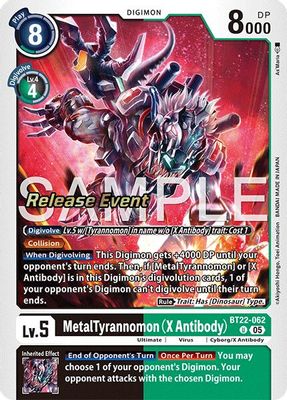MetalTyrannomon (X Antibody)