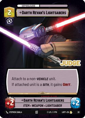 Darth Revan's Lightsabers