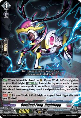 Cardinal Fang, Raphilogg (Re+)