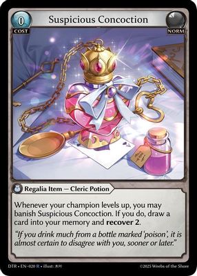 Suspicious Concoction