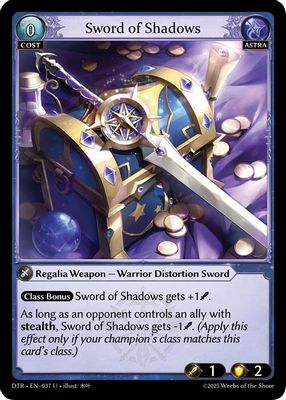 Sword of Shadows
