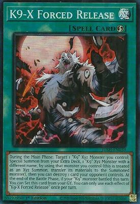 K9-X Forced Release