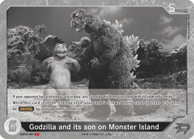 Godzilla and its son on Monster Island (EBP01-080)