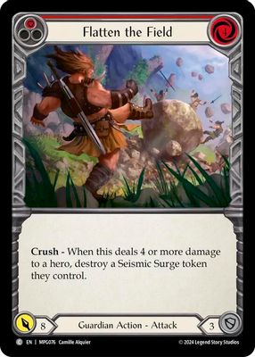 Flatten the Field (Red)