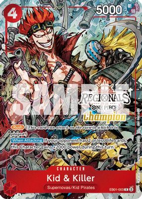 Kid & Killer (Offline Regional Champion Card Set 2025 Vol.2)