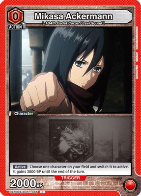Mikasa Ackermann (085) (Box Topper Foil)