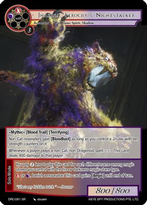 Jharina, Ferocious Nightstalker
