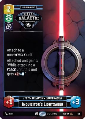 Inquisitor's Lightsaber