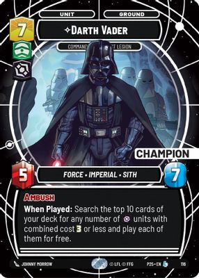 Darth Vader - Commanding the First Legion (Champion)