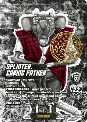 Splinter, Caring Father (Serial Numbered)