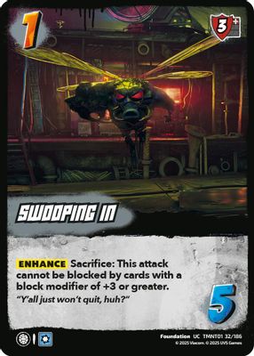 Swooping In