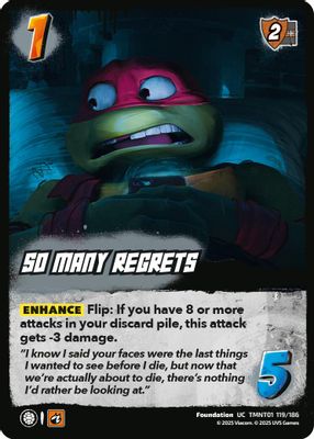 So Many Regrets