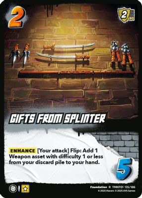 Gifts from Splinter