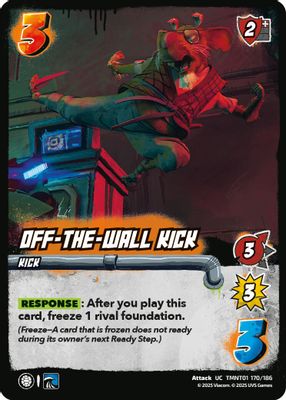 Off-the-Wall Kick