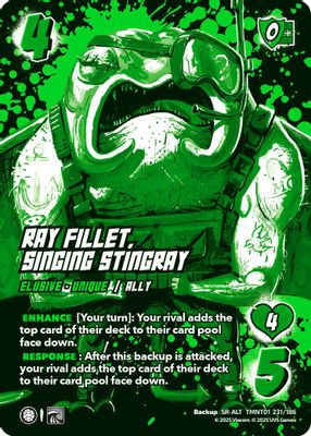 Ray Fillet, Singing Stingray (Alternate Art)