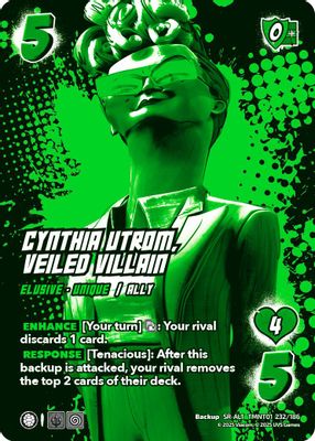 Cynthia Utrom, Veiled Villain (Alternate Art)