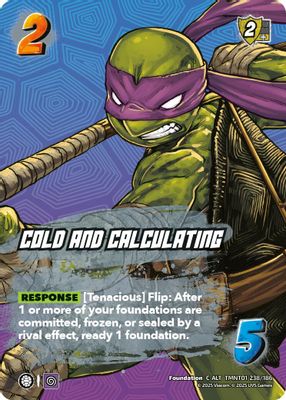 Cold and Calculating (Alternate Art)