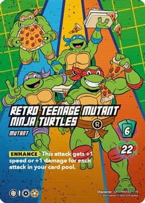 Retro Teenage Mutant Ninja Turtles (TMNT02)