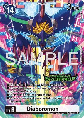 Diaboromon Token (Evolution Cup 2025 Vol. 2)