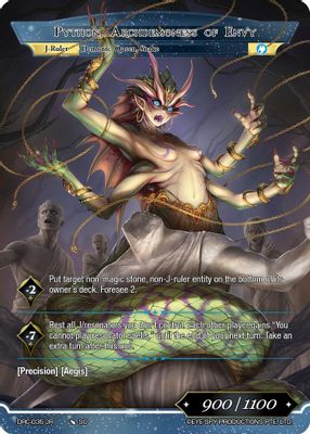 Writhing Demoness, Python // Python Archdemoness of Envy