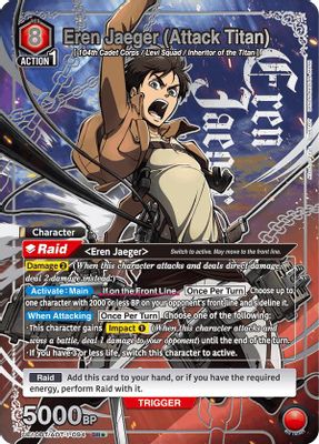 Eren Jaeger (Attack Titan) (094) (SR*)