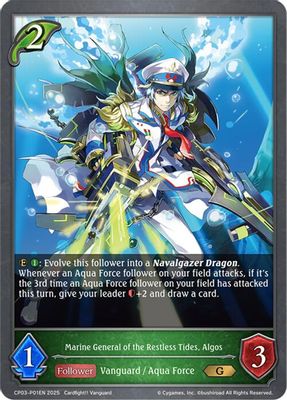 Marine General of the Restless Tides, Algos - P01EN (Foil)