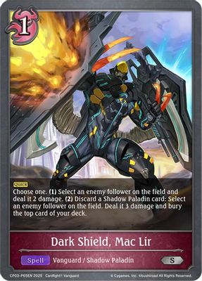 Dark Shield, Mac Lir - P65EN (Foil)