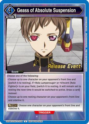 Geass of Absolute Suspension