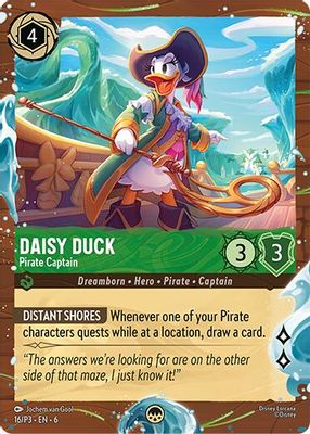 Daisy Duck - Pirate Captain (Disney Cruise Promo)