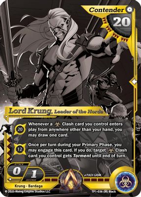 Lord Krung, Leader of the Horde (Monochrome)