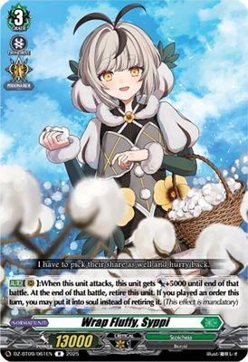 Wrap Fluffy, Syppi