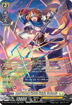 Loyal Bravery Nebula Knight, Corleanis (SR)