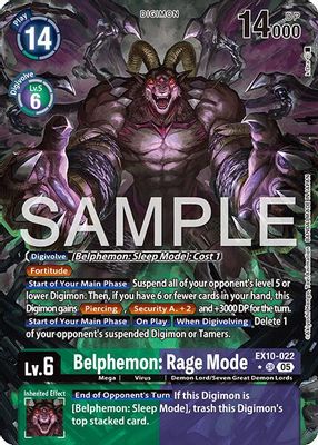 Belphemon: Rage Mode (Alternate Art)