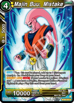 Majin Buu, Mistake
