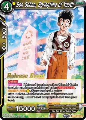 Son Gohan, Springtime of Youth