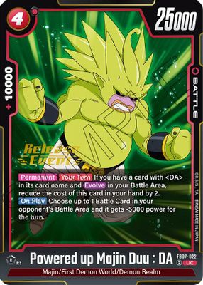 Powered up Majin Duu : DA