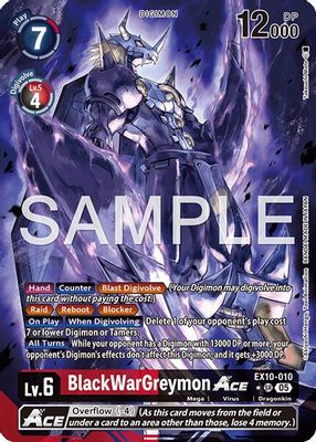 BlackWarGreymon ACE (Alternate Art)