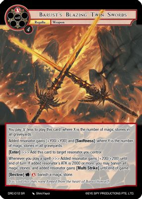 Barust's Blazing Twin Swords