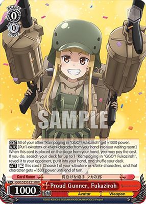 Proud Gunner, Fukaziroh (HR)