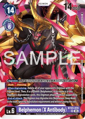 Belphemon (X Antibody)