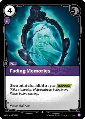 Fading Memories