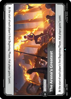 The Arena's Greatest