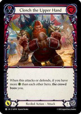 Clench the Upper Hand (Red)