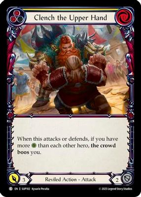 Clench the Upper Hand (Yellow)