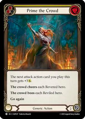 Prime the Crowd (Yellow)